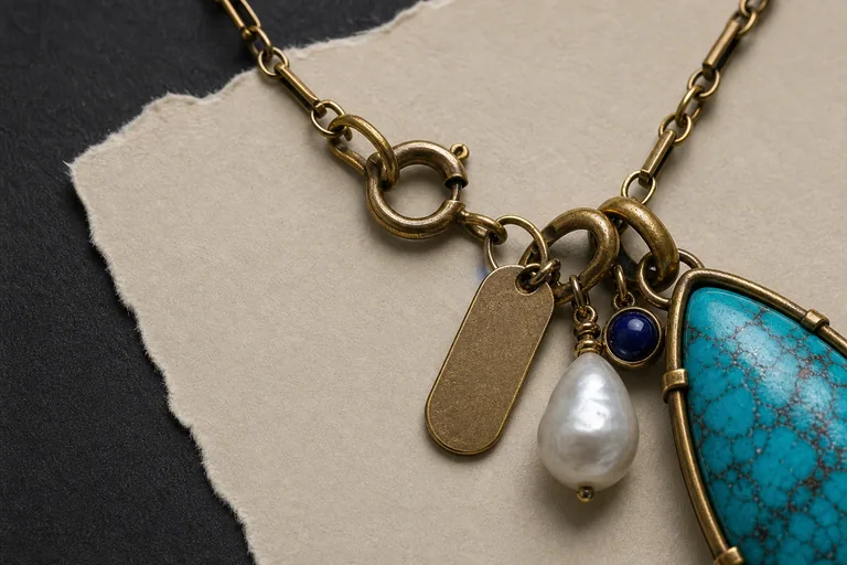 The Blue Hour Reliquary Closure and back detail