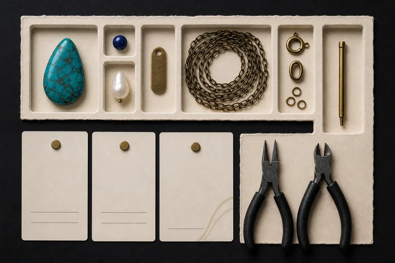 The Blue Hour Reliquary Full component flat lay