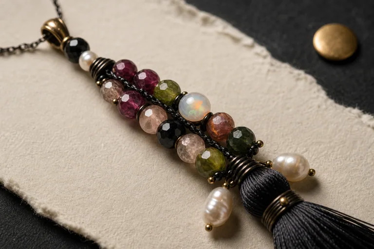 The Fever Tassel Material close-up