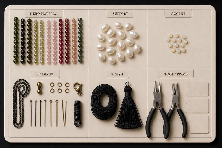 The Fever Tassel Labeled component grid