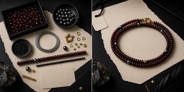 Garnet After Midnight Before and after
