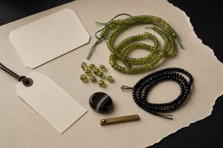 The Green Flash Collar: Materials