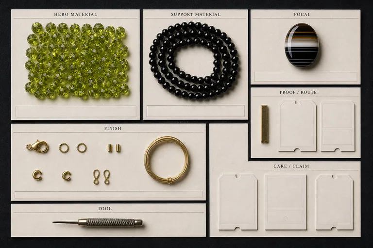 The Green Flash Collar Labeled component grid