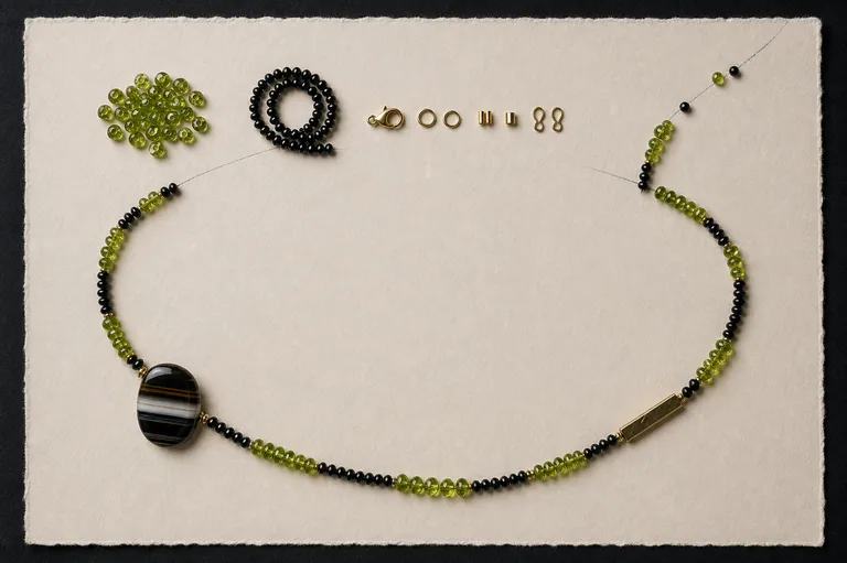 The Green Flash Collar design story layout