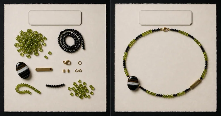 The Green Flash Collar Before and after