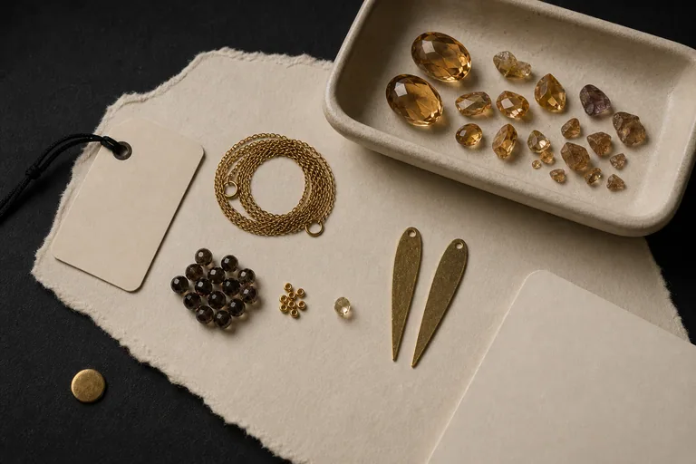 The Honey Knife Lariat Raw materials