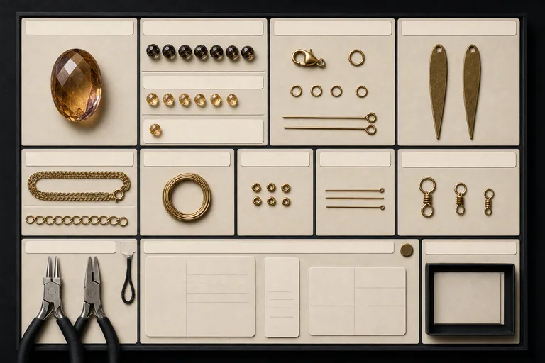 The Honey Knife Lariat Labeled component grid