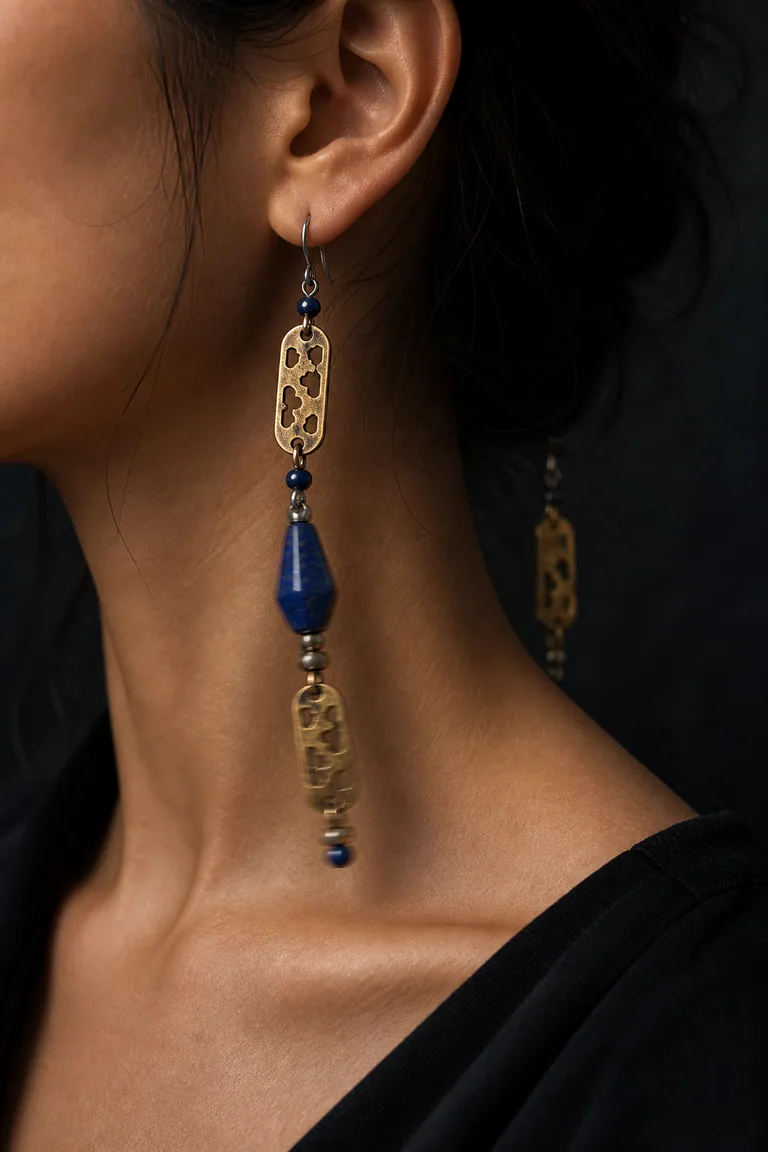 The Ink Atlas Earrings In motion
