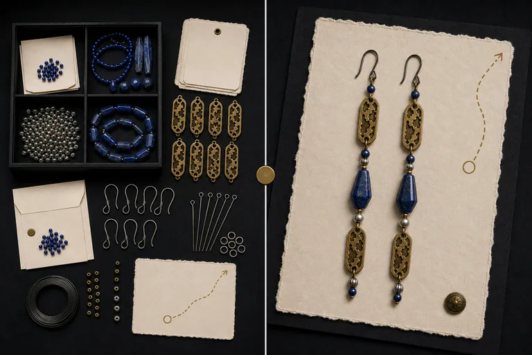 The Ink Atlas Earrings Before and after
