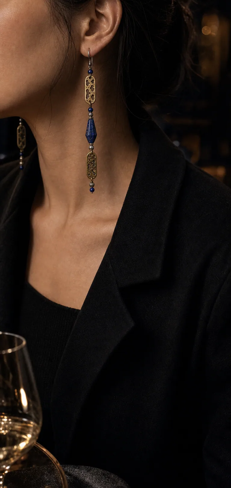 The Ink Atlas Earrings Starting a conversation