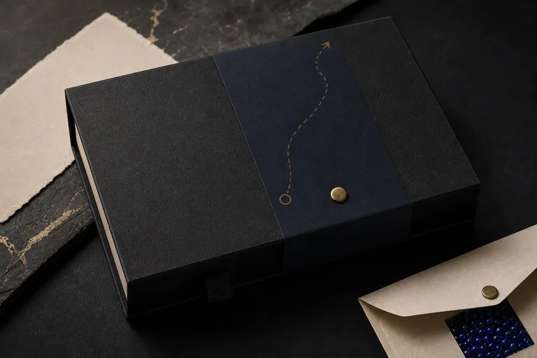 The Ink Atlas Earrings Closed package